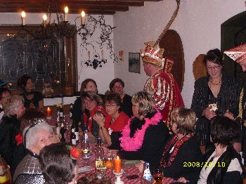 Karnevalsbeginn am 11.11.2008 bei den M�hnen in Dernau