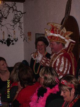 Karnevalsbeginn am 11.11.2008 bei den M�hnen in Dernau