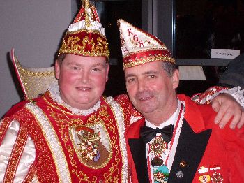 Bei der Proklamation in Ringen & Esch mit Papa Rudi