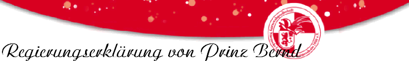 Regierungserkl�rung von Prinz Andreas
